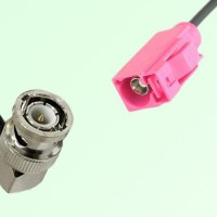 FAKRA SMB H 4003 violet Female Jack to BNC Male Plug Right Angle Cable FAKRA SMB H 4003 violet Female Jack to BNC Male Plug Right Angle Cable