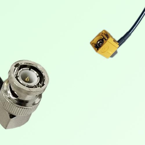 FAKRA SMB K 1027 Curry Female Jack RA to BNC Male Plug RA Cable FAKRA SMB K 1027 Curry Female Jack RA to BNC Male Plug RA Cable