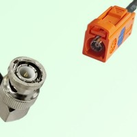FAKRA SMB M 2003 pastel orange Female Jack to BNC Male Plug RA Cable FAKRA SMB M 2003 pastel orange Female Jack to BNC Male Plug RA Cable
