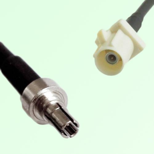 FAKRA SMB B 9001 white Male Plug to CRC9 Male Plug Cable FAKRA SMB B 9001 white Male Plug to CRC9 Male Plug Cable