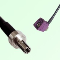 FAKRA SMB D 4004 bordeaux Female Jack RA to CRC9 Male Plug Cable FAKRA SMB D 4004 bordeaux Female Jack RA to CRC9 Male Plug Cable