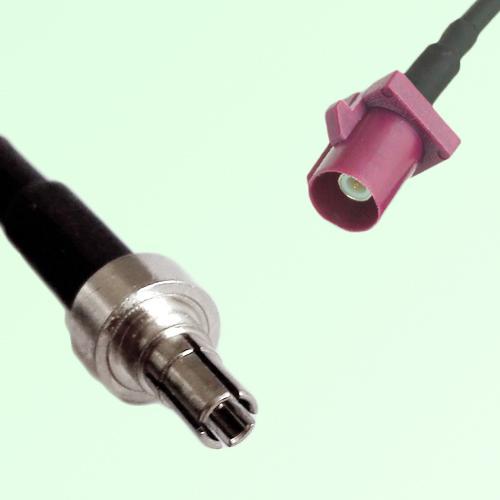 FAKRA SMB D 4004 bordeaux Male Plug to CRC9 Male Plug Cable FAKRA SMB D 4004 bordeaux Male Plug to CRC9 Male Plug Cable