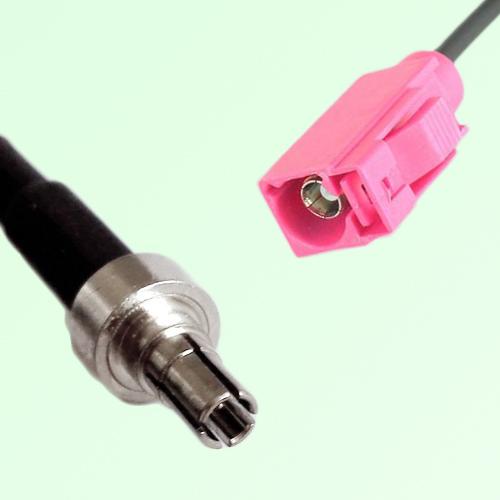 FAKRA SMB H 4003 violet Female Jack to CRC9 Male Plug Cable