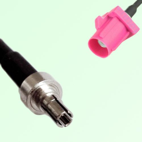 FAKRA SMB H 4003 violet Male Plug to CRC9 Male Plug Cable