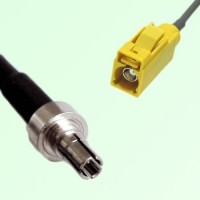 FAKRA SMB K 1027 curry Female Jack to CRC9 Male Plug Cable FAKRA SMB K 1027 curry Female Jack to CRC9 Male Plug Cable