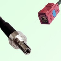 FAKRA SMB L 3002 carmin red Female Jack to CRC9 Male Plug Cable FAKRA SMB L 3002 carmin red Female Jack to CRC9 Male Plug Cable