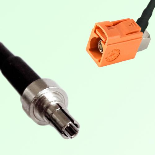 FAKRA SMB M 2003 pastel orange Female Jack RA to CRC9 Male Plug Cable FAKRA SMB M 2003 pastel orange Female Jack RA to CRC9 Male Plug Cable