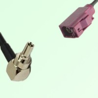 FAKRA SMB D 4004 bordeaux Female Jack to CRC9 Male Plug RA Cable FAKRA SMB D 4004 bordeaux Female Jack to CRC9 Male Plug RA Cable