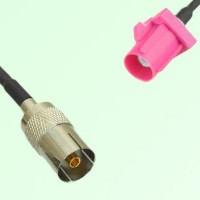 FAKRA SMB H 4003 violet Male Plug to DVB-T TV Female Jack Cable FAKRA SMB H 4003 violet Male Plug to DVB-T TV Female Jack Cable
