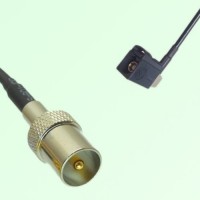 FAKRA SMB A 9005 black Female Jack RA to DVB-T TV Male Plug Cable