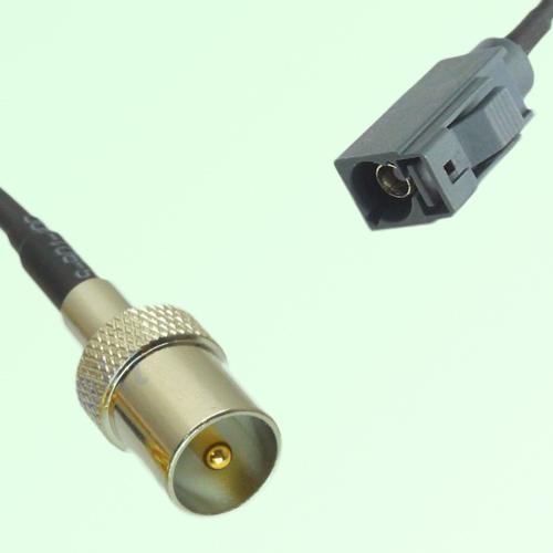 FAKRA SMB G 7031 grey Female Jack to DVB-T TV Male Plug Cable