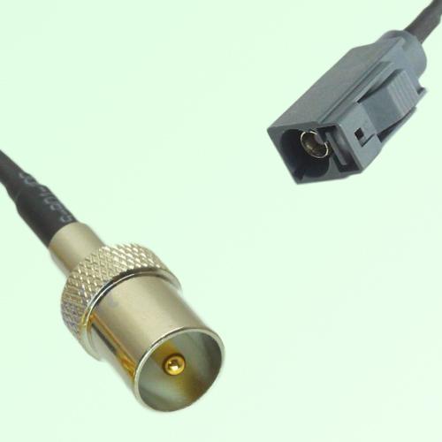 FAKRA SMB G 7031 grey Female Jack to DVB-T TV Male Plug Cable FAKRA SMB G 7031 grey Female Jack to DVB-T TV Male Plug Cable