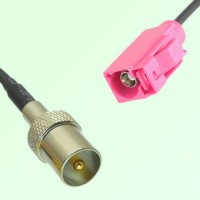 FAKRA SMB H 4003 violet Female Jack to DVB-T TV Male Plug Cable FAKRA SMB H 4003 violet Female Jack to DVB-T TV Male Plug Cable