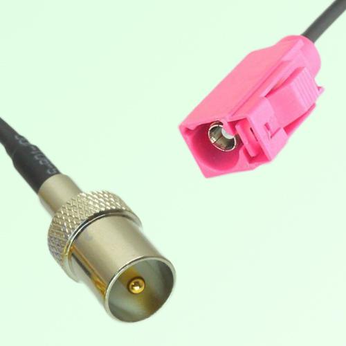 FAKRA SMB H 4003 violet Female Jack to DVB-T TV Male Plug Cable FAKRA SMB H 4003 violet Female Jack to DVB-T TV Male Plug Cable