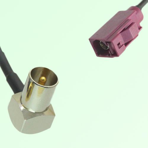 FAKRA SMB D 4004 bordeaux Female Jack to DVB-T TV Male Plug RA Cable FAKRA SMB D 4004 bordeaux Female Jack to DVB-T TV Male Plug RA Cable