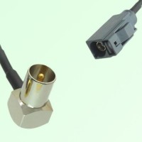 FAKRA SMB G 7031 grey Female Jack to DVB-T TV Male Plug RA Cable