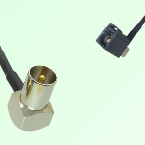FAKRA SMB G 7031 grey Female Jack RA to DVB-T TV Male Plug RA Cable FAKRA SMB G 7031 grey Female Jack RA to DVB-T TV Male Plug RA Cable