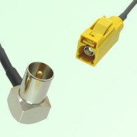 FAKRA SMB K 1027 curry Female Jack to DVB-T TV Male Plug RA Cable FAKRA SMB K 1027 curry Female Jack to DVB-T TV Male Plug RA Cable
