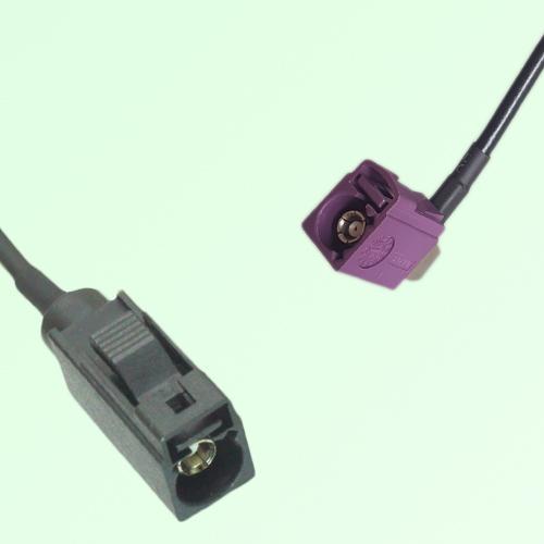FAKRA SMB A 9005 black Female Jack to D 4004 bordeaux Female RA Cable FAKRA SMB A 9005 black Female Jack to D 4004 bordeaux Female RA Cable