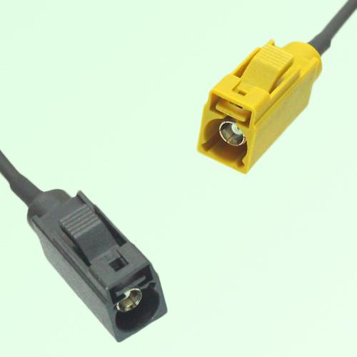 FAKRA SMB A 9005 black Female Jack to K 1027 Curry Female Jack Cable FAKRA SMB A 9005 black Female Jack to K 1027 Curry Female Jack Cable