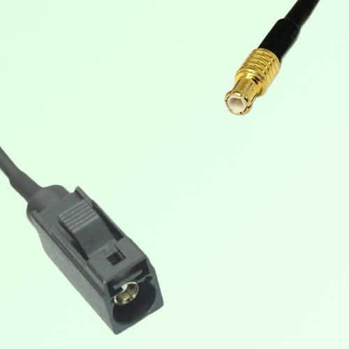 FAKRA SMB A 9005 black Female Jack to MCX Male Plug Cable