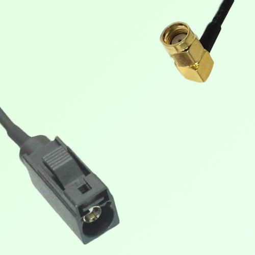 FAKRA SMB A 9005 black Female Jack to RP SMA Male Plug RA Cable