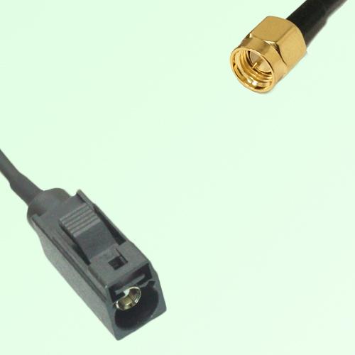 FAKRA SMB A 9005 black Female Jack to SMA Male Plug Cable
