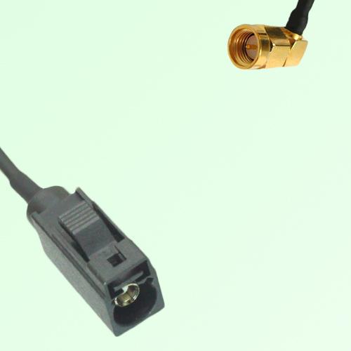 FAKRA SMB A 9005 black Female Jack to SMA Male Plug Right Angle Cable FAKRA SMB A 9005 black Female Jack to SMA Male Plug Right Angle Cable