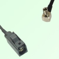 FAKRA SMB A 9005 black Female Jack to TS9 Male Plug Right Angle Cable