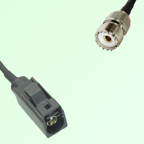 FAKRA SMB A 9005 black Female Jack to UHF Female Jack Cable FAKRA SMB A 9005 black Female Jack to UHF Female Jack Cable