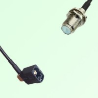 FAKRA SMB A 9005 black Female Jack RA to F Bulkhead Female Jack Cable FAKRA SMB A 9005 black Female Jack RA to F Bulkhead Female Jack Cable