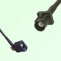 FAKRA SMB A 9005 black Female Jack RA to A 9005 black Male Plug Cable