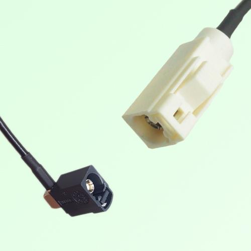 FAKRA SMB A 9005 black Female Jack RA to B 9001 white Female Cable FAKRA SMB A 9005 black Female Jack RA to B 9001 white Female Cable