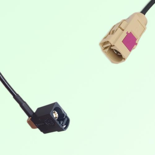 FAKRA SMB A 9005 black Female Jack RA to I 1001 beige Female Cable FAKRA SMB A 9005 black Female Jack RA to I 1001 beige Female Cable