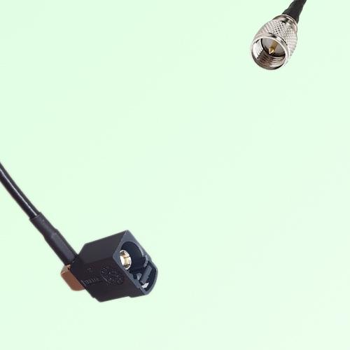 FAKRA SMB A 9005 black Female Jack RA to Mini UHF Male Plug Cable FAKRA SMB A 9005 black Female Jack RA to Mini UHF Male Plug Cable