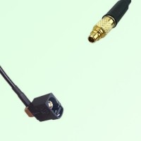 FAKRA SMB A 9005 black Female Jack Right Angle to MMCX Male Plug Cable FAKRA SMB A 9005 black Female Jack Right Angle to MMCX Male Plug Cable