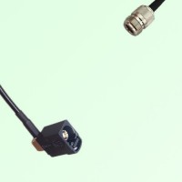 FAKRA SMB A 9005 black Female Jack Right Angle to N Female Jack Cable FAKRA SMB A 9005 black Female Jack Right Angle to N Female Jack Cable