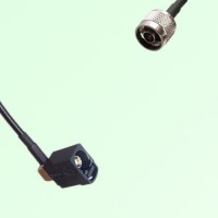 FAKRA SMB A 9005 black Female Jack Right Angle to N Male Plug Cable FAKRA SMB A 9005 black Female Jack Right Angle to N Male Plug Cable