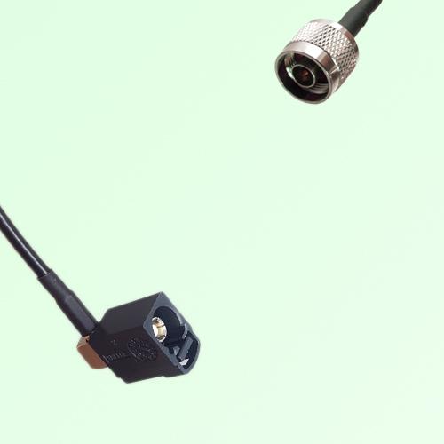 FAKRA SMB A 9005 black Female Jack Right Angle to N Male Plug Cable FAKRA SMB A 9005 black Female Jack Right Angle to N Male Plug Cable