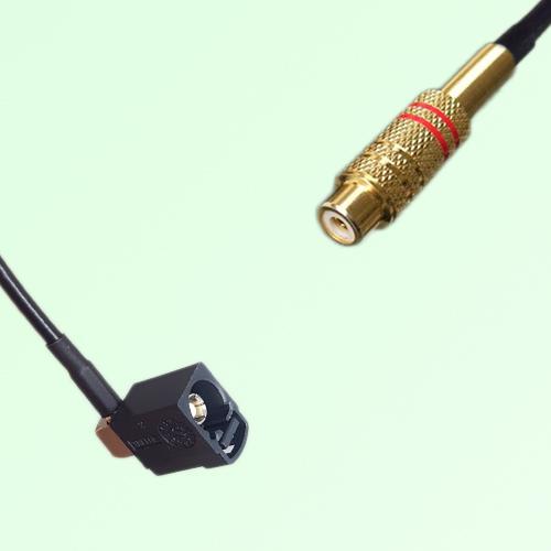 FAKRA SMB A 9005 black Female Jack RA to RCA Female Jack Cable FAKRA SMB A 9005 black Female Jack RA to RCA Female Jack Cable