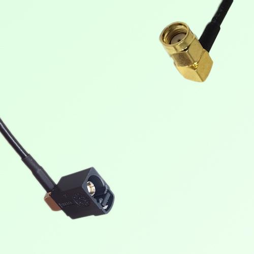 FAKRA SMB A 9005 black Female Jack RA to RP SMA Male Plug RA Cable FAKRA SMB A 9005 black Female Jack RA to RP SMA Male Plug RA Cable