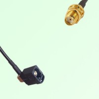 FAKRA SMB A 9005 black Female Jack RA to SMA Bulkhead Female Cable FAKRA SMB A 9005 black Female Jack RA to SMA Bulkhead Female Cable