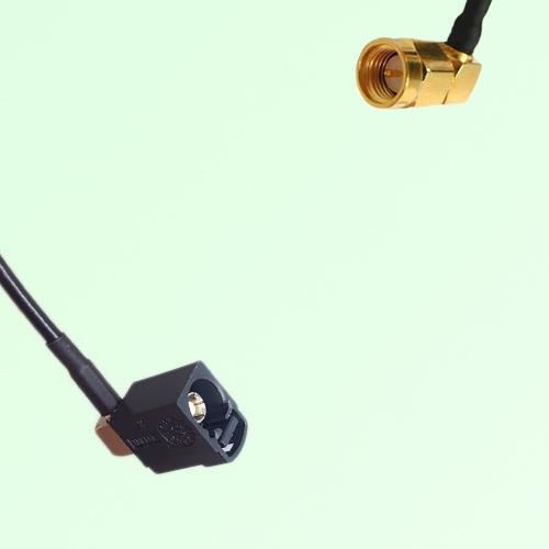FAKRA SMB A 9005 black Female Jack RA to SMA Male Plug RA Cable FAKRA SMB A 9005 black Female Jack RA to SMA Male Plug RA Cable