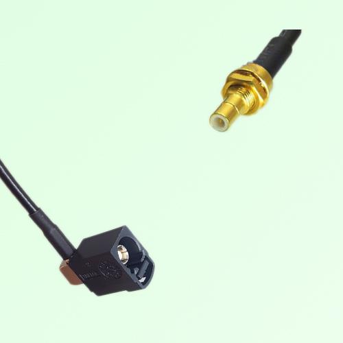FAKRA SMB A 9005 black Female Jack RA to SMB Bulkhead Male Plug Cable FAKRA SMB A 9005 black Female Jack RA to SMB Bulkhead Male Plug Cable