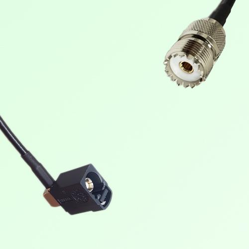 FAKRA SMB A 9005 black Female Jack RA to UHF Female Jack Cable FAKRA SMB A 9005 black Female Jack RA to UHF Female Jack Cable