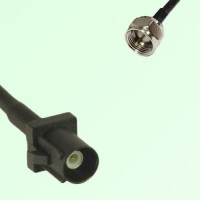 FAKRA SMB A 9005 black Male Plug to F Male Plug Cable FAKRA SMB A 9005 black Male Plug to F Male Plug Cable