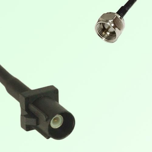 FAKRA SMB A 9005 black Male Plug to F Male Plug Cable