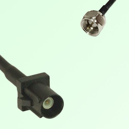 FAKRA SMB A 9005 black Male Plug to F Male Plug Cable FAKRA SMB A 9005 black Male Plug to F Male Plug Cable