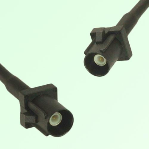 FAKRA SMB A 9005 black Male Plug to A 9005 black Male Plug Cable