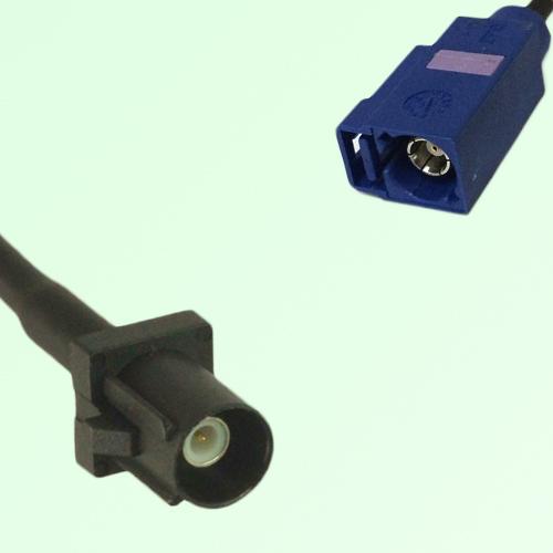 FAKRA SMB A 9005 black Male Plug to C 5005 blue Female Jack Cable FAKRA SMB A 9005 black Male Plug to C 5005 blue Female Jack Cable